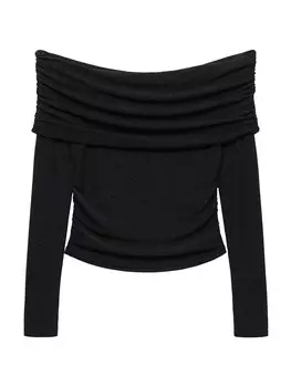 Рубашка MANGO XTOM, черный