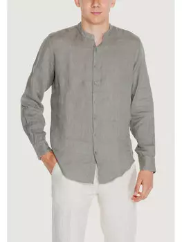 Рубашка Manifattura Borghese, зеленый