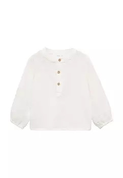 Рубашка MAO Mango Kids, кремовый