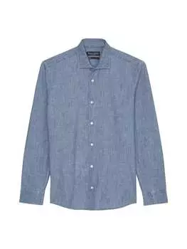 Рубашка Marc O'Polo, цвет multi/light indigo