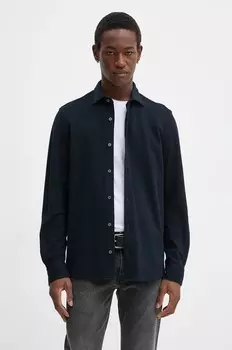 Рубашка Marc O'Polo из хлопка, темно-синий