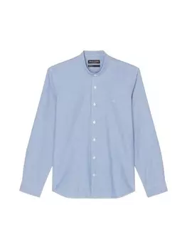 Рубашка Marc O'Polo Stehkragen-Hemd regular, цвет multi/cool cobalt