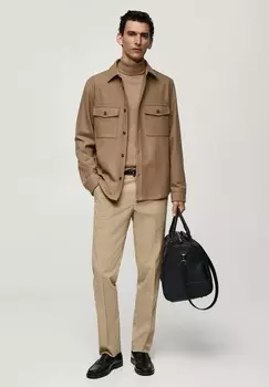 Рубашка MARGON Mango, коричневый