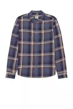 Рубашка Marine Layer Cole Textured, цвет Large Blue Plaid
