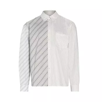 Рубашка Marine Serre Household Linens Shirt 'White', белый