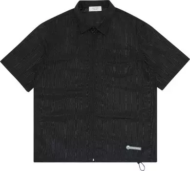 Рубашка Marine Serre Moire Zephyr Shirt 'Black', черный