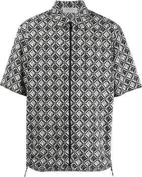 Рубашка Marine Serre Moon Diamant Zephyr Shirt 'Black', черный