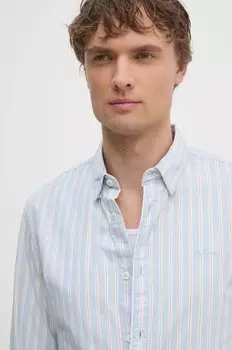 Рубашка MARIUS из хлопка Pepe Jeans, синий