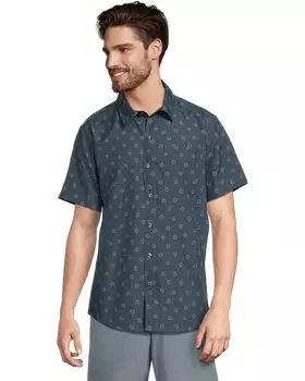 Рубашка Marmot AirExchange SolarShield Novelty Short Sleeve Shirt, цвет Thunderhead Daybreak