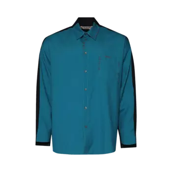 Рубашка Marni Long-Sleeve Button Up 'Verdigris', синий