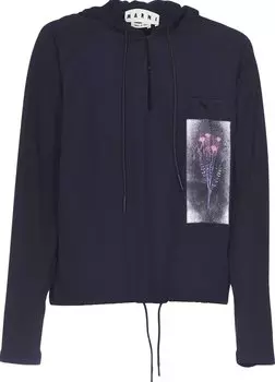 Рубашка Marni Shirt 'Deep Blue/Black', синий