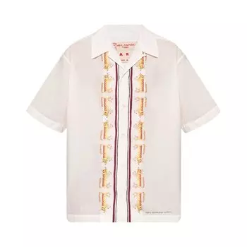 Рубашка Marni Shirt 'Lily White', белый