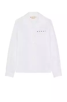 Рубашка Marni Shirt, цвет Lily White