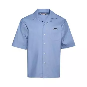 Рубашка Marni Short-Sleeve Shirt 'Iris Blue', синий