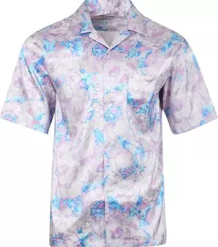 Рубашка Martine Rose Oversized Hawaiian Shirt 'Lilac Floral', фиолетовый