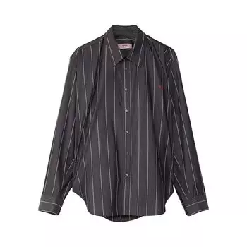 Рубашка Martine Rose Pulled Neck Long-Sleeve Shirt 'Grey', серый