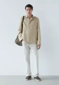 Рубашка Massimo Dutti, бежевый