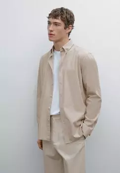 Рубашка Massimo Dutti, бежевый