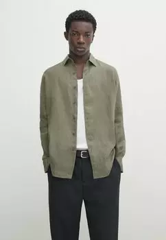 Рубашка Massimo Dutti, цвет green