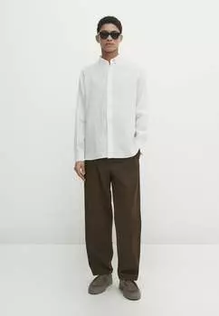 Рубашка Massimo Dutti, цвет white