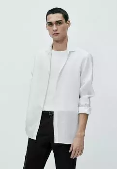 Рубашка Massimo Dutti, цвет white