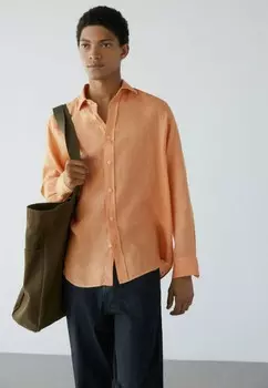 Рубашка Massimo Dutti, оранжевый