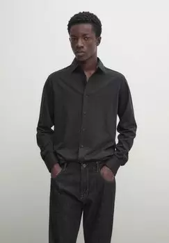 Рубашка Massimo Dutti, серый