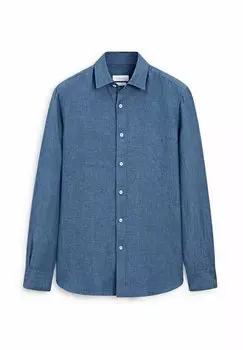 Рубашка Massimo Dutti, синяя