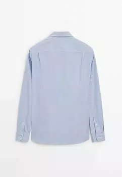 Рубашка Massimo Dutti, синяя