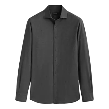Рубашка Massimo Dutti Slim Fit Houndstooth Melange, графит