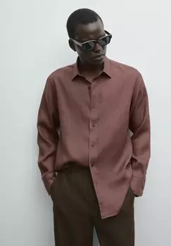 Рубашка Massimo Dutti, темно-фиолетовый