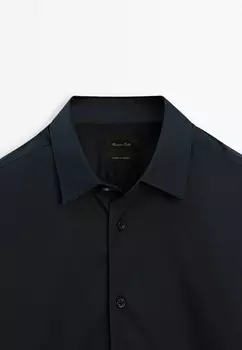 Рубашка Massimo Dutti, темно-синий
