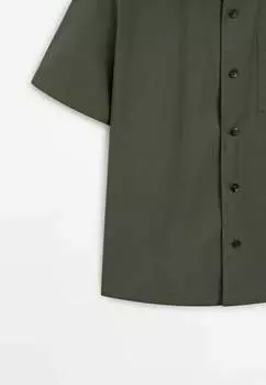 Рубашка Massimo Dutti, зеленая