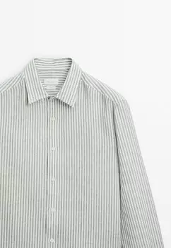 Рубашка Massimo Dutti, зеленый