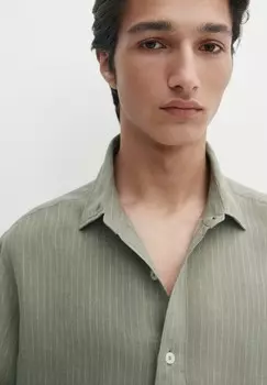 Рубашка Massimo Dutti, зеленый