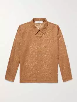 Рубашка Maui Devor из смесового хлопка SFR, коричневый