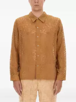 Рубашка Maui с кружевом Sfr, коричневый