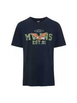 Рубашка Mavi с короткими рукавами "MVJNS TEE", футболка с принтом, цвет Total Eclipse