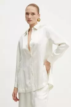 Рубашка Max Mara Leisure, бежевый