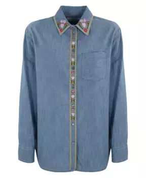 Рубашка Max Mara Weekend, синий