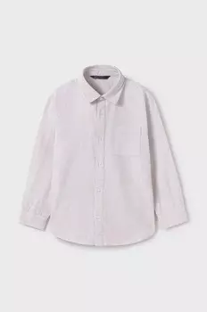 Рубашка Mayoral из хлопка для детей, белый