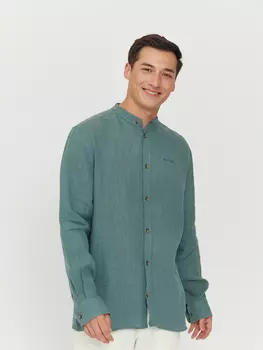 Рубашка MAZINE Altona Linen Shirt, цвет jade