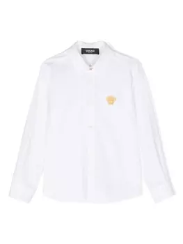 Рубашка Medusa Versace Kids, белый