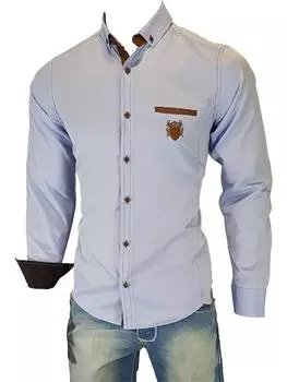 Рубашка Megaman, светло-синий