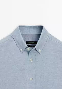 Рубашка MELANGE Massimo Dutti, голубой