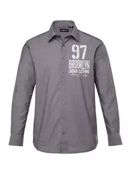 Рубашка Men Plus, серый