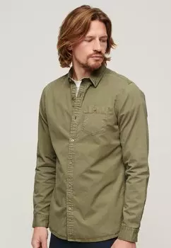 Рубашка MERCHANT Superdry, цвет light khaki green