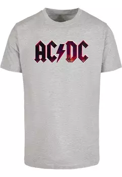 Рубашка Merchcode ACDC, пятнистый серый