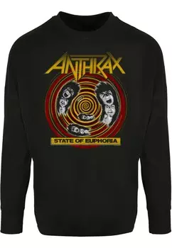 Рубашка Merchcode Anthrax - State Of Euphoria, черный