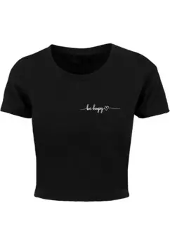 Рубашка Merchcode Be Happy, черный